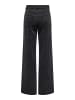 ONLY Jeans mit weitem Bein in Washed Black