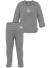 Normani Outdoor Sports Baby Merino Set Wollpullover und Unterhose in Grau gestreift