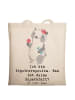 Mr. & Mrs. Panda Tragetasche Super Ergotherapeutin mit Spruch in Creme