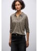 Street One Bluse in beige schwarz