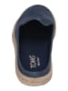 TOMS Espadrilles SANTIAGO MULE in blau