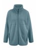 Hessnatur Hessnatur Wollfleece Jacke Oversized aus reiner Bio-Merinowolle in gletscherblau
