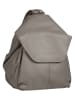 Bruno Banani Rucksack echt Leder in grau