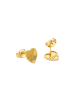 Luxenter Ohrringe Kripo mit 18 Karat Gelbgold-Finish – KRIPO