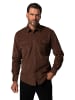JP1880 Hemd in dunkle schokolade