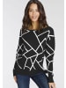 Laura Scott Jacquardpullover in schwarz-weiß