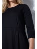 Ulla Popken Midikleid in schwarz