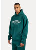SMILODOX Hoodie Kayson in Dunkel Grün
