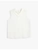 KOTON Bluse in Grauweiß