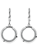 Adeliás Damen Ohrringe – Ohrhänger aus 925 Silber mit Zirkonia in silber