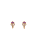 NAEMI Women Earrings in Rose Gold Purple