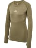 Newline T-Shirt "Nwlpace Ls Seamless Woman" in Grün