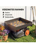 Outsunny Mähroboter-Garage,75L x 70B x 46H cm,Schwarz