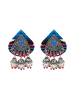 IZIA Ohrringe in Blau Mehrfarbig