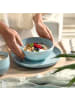 like. by Villeroy & Boch 18er Set Frühstücks-Set Perlemor Aqua in blau