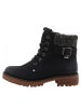 Tom Tailor Schnürstiefel  in Schwarz