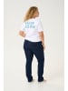 KAFFE curve T-shirt KCvalia Loose fit in Optical White