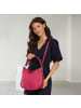 Florence Florence Schultertasche, Shopper Leder fuchsia, pink ca. 30cm