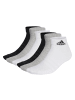 adidas Socken 6er Pack in Schwarz/Grau/Weiß