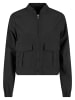Urban Classics Urban Classics Ladies Short Crinkle Jacket in black
