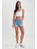 DeFacto Jeansshorts HOT SHORT in Mittelblau