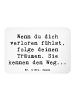 Mr. & Mrs. Panda Magnet Spruch Selbstzweifel und Träume mit Spruch in Weiß