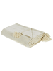 Beliani Tagesdecke KAZY in Beige - (W) 220 x (H) 1 x (L) 240 cm