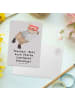 Mr. & Mrs. Panda Postkarte Tauchen Zuschauer mit Spruch in Grau Pastell