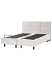 Beliani Doppelbett VICEROY in Beige/Schwarz - (W) 160 x (H) 120 x (L) 216 cm