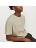 Jack and Jones T-Shirt JJESTAR JJ Tee SS in Beige