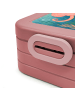 Mr. & Mrs. Panda Bento Box Tintenfisch Design ohne Spruch in Rot Pastell