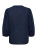 Kaffe Langarm-Bluse KAsjila Regular fit in Midnight Marine