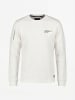 KOROSHI RegulÃ¤re passform basics crew sweatshirt in weiß
