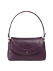 DuDu Melville Schultertasche Leder 29 cm in deep purple