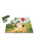 Mr. & Mrs. Panda Puzzle Pinguin Luftballon Design ohne Spruch in Weiß