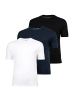Scotch & Soda T-Shirt 3er Pack in Schwarz/Blau/Weiß