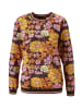Aniston SELECTED Shirtbluse in orange-braun-ockergelb-rose-limonengelb