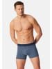 Schiesser Retro Short / Pant 95/5 Cotton in Schwarz / blau