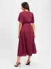 Marie Lund Kleid in aubergine - 0002