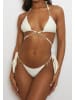 Moda Minx Bikini Top Seychelles Triangle Wrap in Coconut