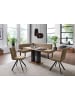 58 aufm Kessel ECKBANKGRUPPE Modern Doralyn 2 für 7 Personen Microfaser Schwarz/Braun