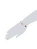 Lulu & Jane Perlen-Armband aus Metall-Legierung mit Zirkonia und Süßwasser-Perle in roségold