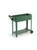 relaxdays Hochbeet in Grün - (B)85 x (H)80 x (T)50 cm