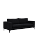 ebuy24 Sofa Bolero Schwarz 215 x 88 cm