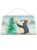 Mr. & Mrs. Panda Wegweiser Pinguin Weihnachtsbaum Design ohne Sp... in Weiß