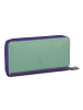 MYWALIT Medium Tri-fold Geldbörse I Leder 14 cm orchid