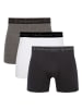 Bamboo Basics Boxershort 3er Pack in Schwarz/Weiß/Grau