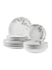 Mäser Tellerset, Porzellan Sono in Weiß