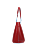 Piquadro Blue Square Shopper Tasche Leder 35 cm in rot