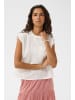 Soaked in Luxury Kurzarm-Bluse SLAlmeda Gerade Passform in Broken White